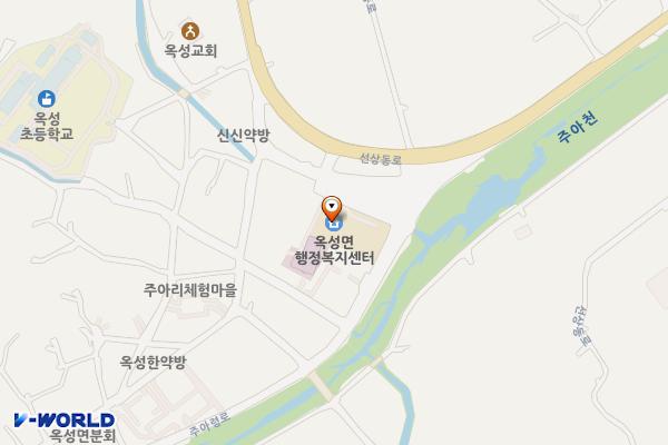 옥성면행정복지센터화장실 위치 지도 — 경상북도 구미시 옥성면 주아령로 415