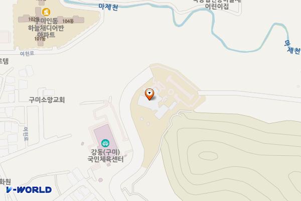 인동동행정복지센터 화장실 위치 지도 — 경상북도 구미시 인동15길 42(인의동)