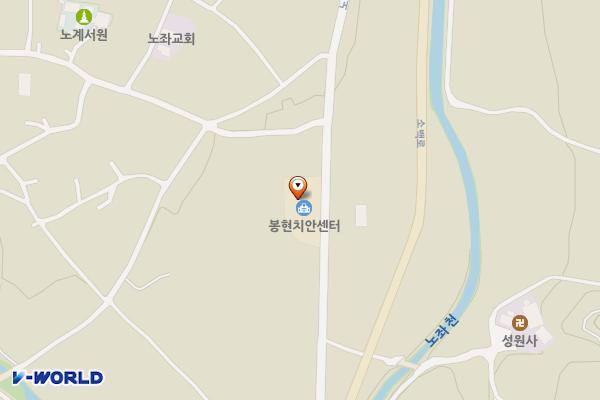 봉현면 치안센터 위치 지도 — 경상북도 영주시 봉현면 노좌로 21