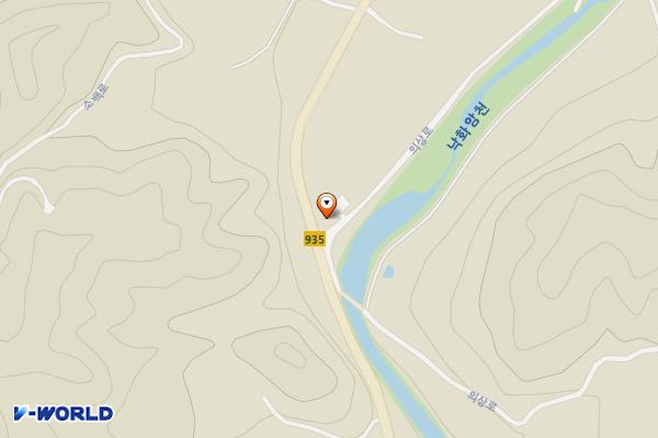 부석 낙화암 공중화장실 위치 지도 — 경상북도 영주시 부석면 의상로 1728-1