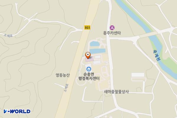 순흥면 보건지소 위치 지도 — 경상북도 영주시 순흥면 순흥로 67
