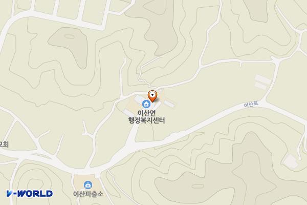 돗밤실둘레길 위치 지도 — 경상북도 영주시 이산면 이산로 201
