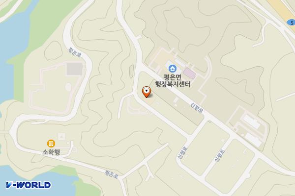 신영주지구대평은치안센터 위치 지도 — 경상북도 영주시 평은면 신평로 28-7