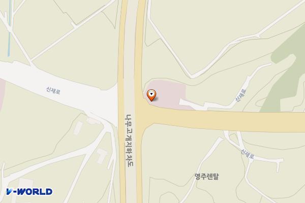 소망장례식장 위치 지도 — 경상북도 영주시 신재로 134