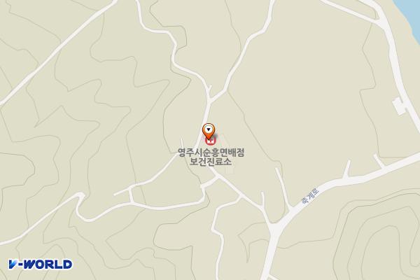 배점보건진료소 위치 지도 — 경상북도 영주시 순흥면 죽계로 293번길 37