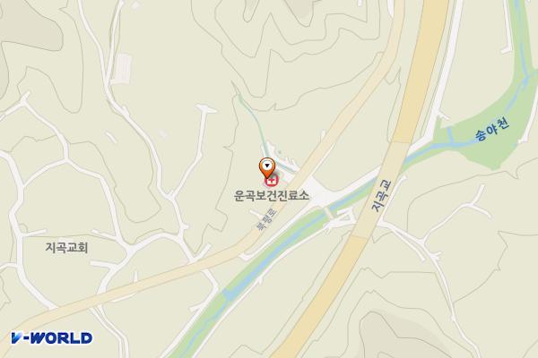 운곡보건진료소 위치 지도 — 경상북도 영주시 평은면 북평로 1099