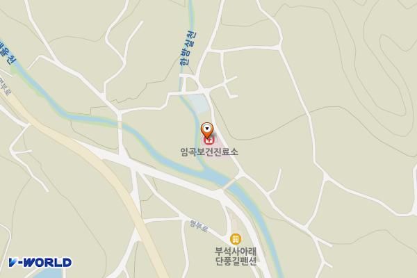 임곡보건진료소 위치 지도 — 경상북도 영주시 부석면 영부로 106번길 9