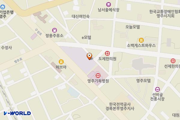 중앙시장2 위치 지도 — 경상북도 영주시 구성로 382