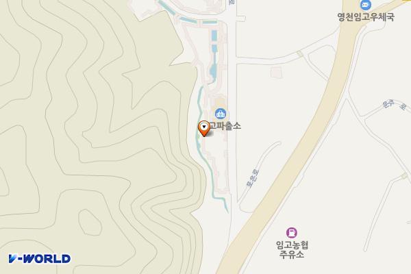 임고서원 공중화장실(2) 위치 지도 — 경상북도 영천시 임고면 양항리 461