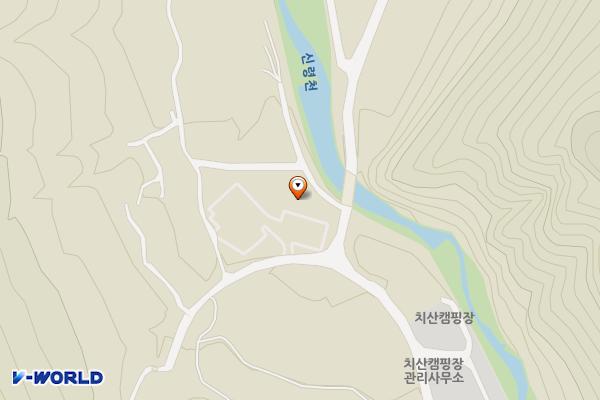치산관광지 공중화장실(3) 하 위치 지도 — 경상북도 영천시 신녕면 치산관광길 246