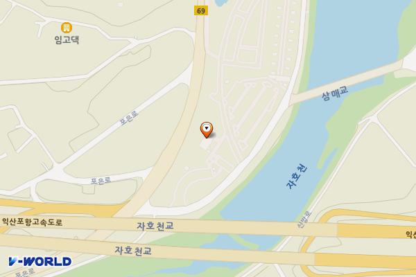 영천댐공원 공중화장실(3) 위치 지도 — 경상북도 영천시 임고면 신방로 19