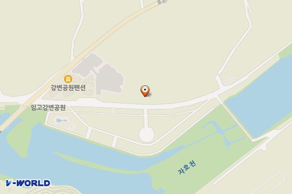 임고강변공원 공중화장실(3) 위치 지도 — 경상북도 영천시 임고면 포은로 842-23, 임고강변공원 공중화장실(3)