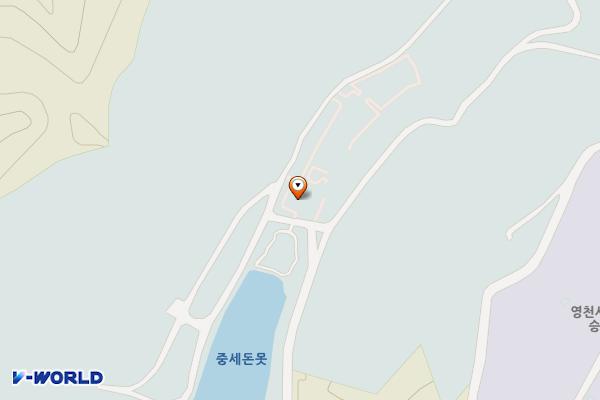 운주산승마자연휴양림 위치 지도 — 경상북도 영천시 임고면 승마휴양림길 105