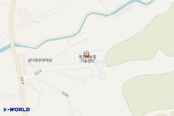 농업기술센터 위치 지도 — 경상북도 영천시 천문로 622-13