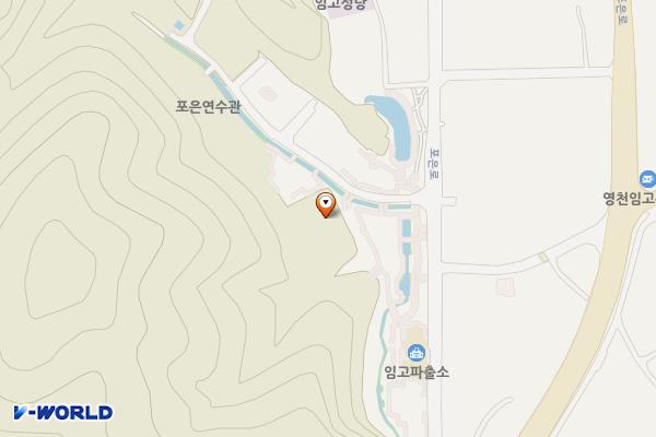 포은유물관 위치 지도 — 경상북도 영천시 임고면 포은로 447