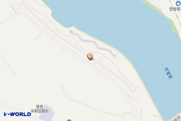 신녕천 고향의 강 공중화장실(1) 위치 지도 — 경상북도 영천시 쌍계동 81-1