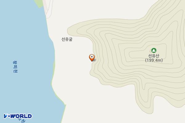 성류굴 민영주차장 위치 지도 — 경상북도 울진군 근남면 성류굴로 225