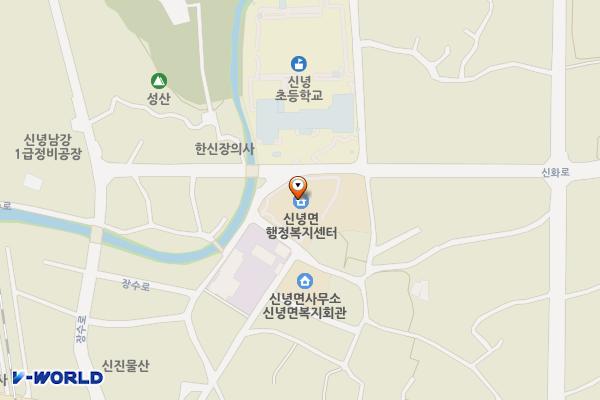 신녕면행정복지센터 위치 지도 — 경상북도 영천시 신녕면 화성중앙길 30, 신녕면사무소