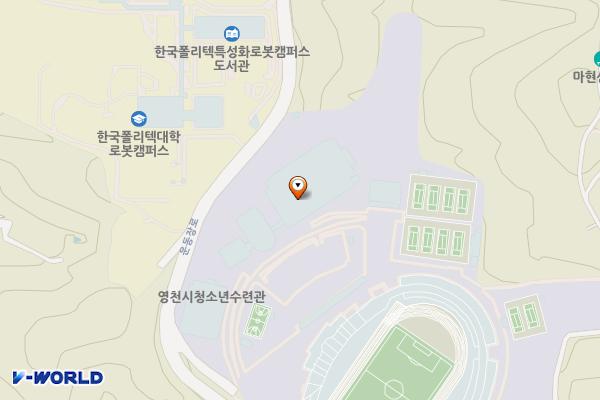 종합스포츠센터 위치 지도 — 경상북도 영천시 운동장로 94