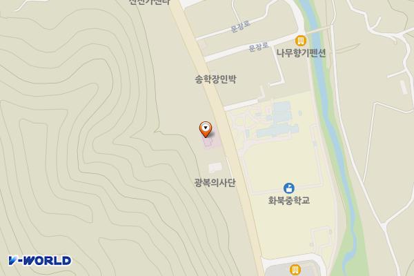 화북면 보건지소 위치 지도 — 경상북도 상주시 화북면 문장로 1685