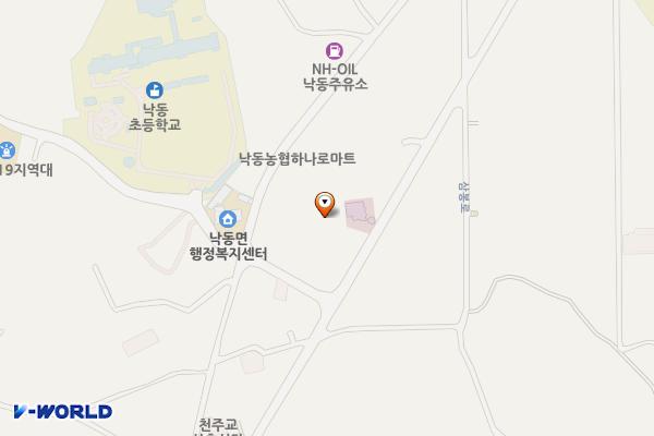 낙동면민회관 화장실 위치 지도 — 경상북도 상주시 낙동면 삼봉로 421