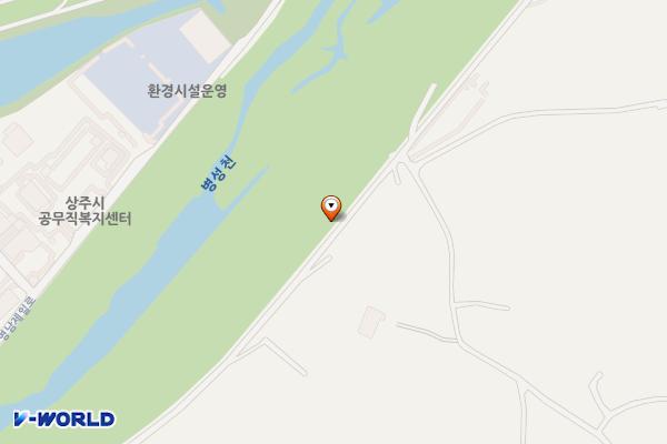 병성천 파크골프장(1) 위치 지도 — 경상북도 상주시 병성천2길 44