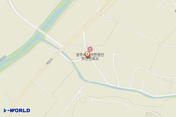 모서면 행정복지센터 서부출장소 위치 지도 — 경상북도 상주시 모서면 백화로 366-10