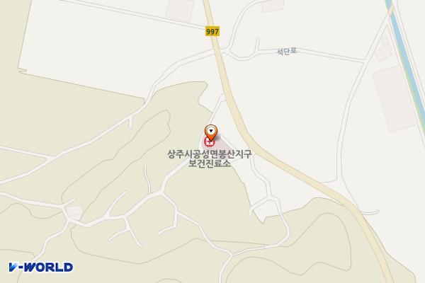 공성면 봉산보건진료소 화장실 위치 지도 — 경상북도 상주시 공성면 솔미길 6