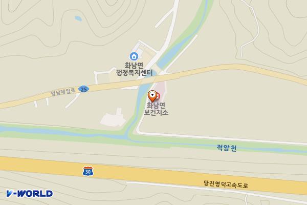화남면보건지소 위치 지도 — 경상북도 상주시 화남면 영남제일로 4627