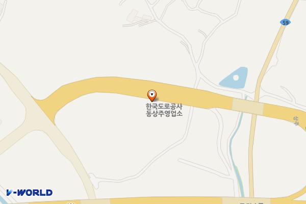 동상주 영업소 위치 지도 — 경상북도 상주시 낙동면 구잠2길 11