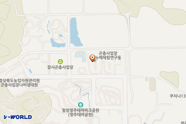 명주테마파크 주차장 위치 지도 — 경상북도 상주시 함창읍 무운로 1633