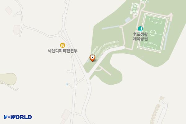 후포생활체육공원 공영주차장 위치 지도 — 경상북도 울진군 후포면 후포삼칠길 233