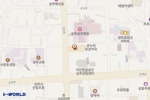 상주소방서 화장실 위치 지도 — 경상북도 상주시 상산로 322