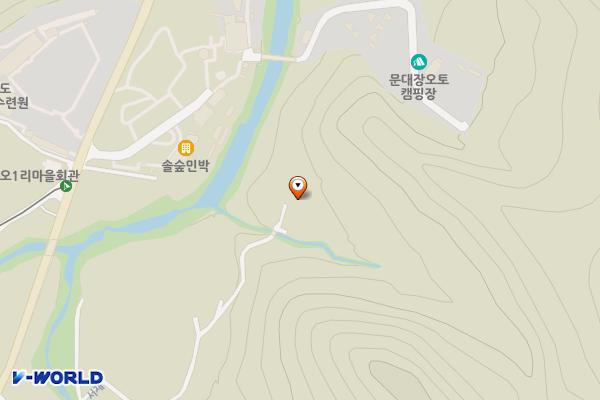 문장대 오토캠핑장 공중화장실 위치 지도 — 경상북도 상주시 화북면 서재로 7-40