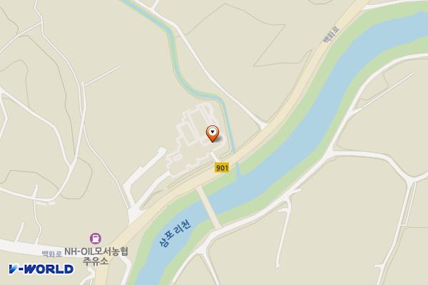 모서면 농산물산지유통센터 위치 지도 — 경상북도 상주시 모서면 삼포리 46-1