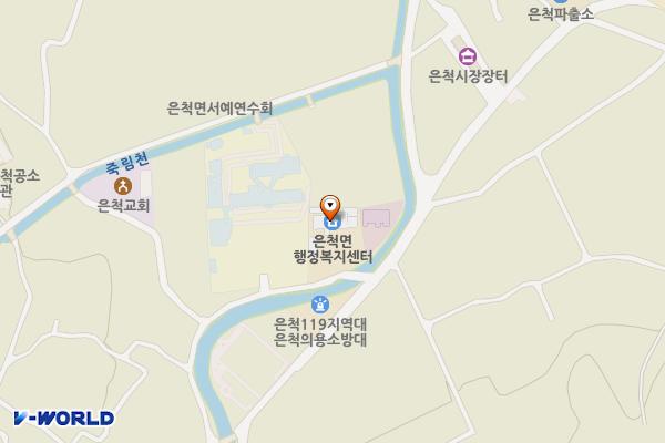 은척면행정복지센터 위치 지도 — 경상북도 상주시 은척면 봉중2길 2