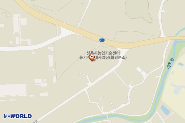 농업기술센터 화령상담소 위치 지도 — 경상북도 상주시 화서면 효자로 571
