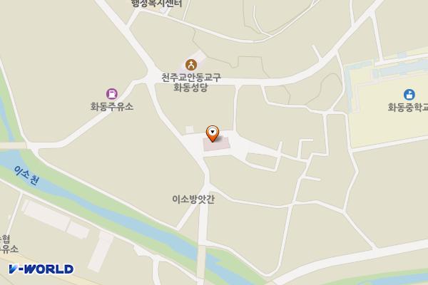 화동면보건지소 위치 지도 — 경상북도 상주시 화동면 이소1길 24