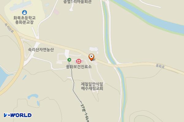 묘봉 빨간장터 위치 지도 — 경상북도 상주시 화북면 운흥리 3-2