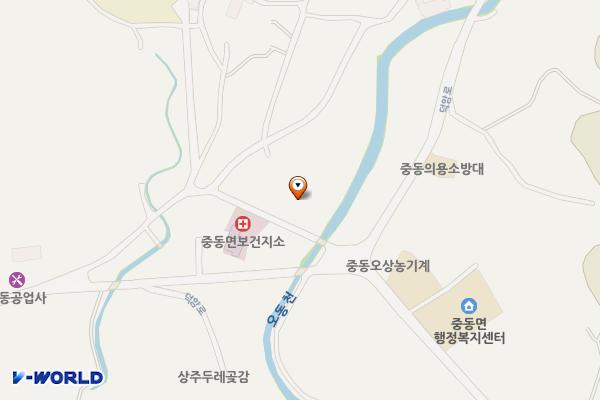 중동농협 화장실 위치 지도 — 경상북도 상주시 중동면 오상1길 25