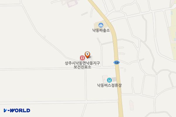 낙동면행정복지센터동부출장소 위치 지도 — 경상북도 상주시 낙동면 송계길 10