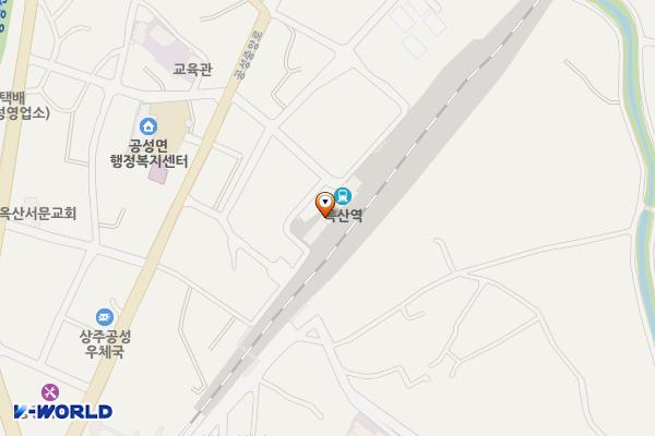 옥산역 공중화장실 위치 지도 — 경상북도 상주시 공성면 산현1길 28