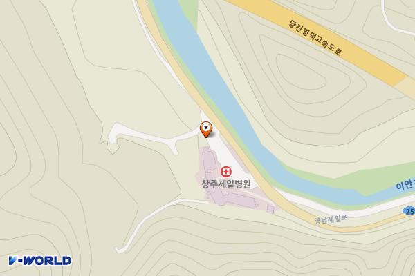 밤원주유소 위치 지도 — 경상북도 상주시 내서면 영남제일로 3659