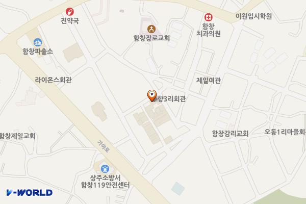 함창시장 공중화장실 위치 지도 — 경상북도 상주시 함창읍 함창시장1길 45-14