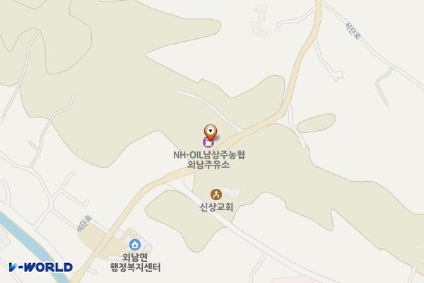 남상주농협외남지점주유소 위치 지도 — 경상북도 상주시 외남면 석단로 951
