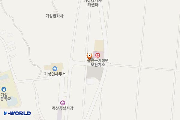 기성복지회관옆  공영주차장 위치 지도 — 경상북도 울진군 기성면 척산3길 11