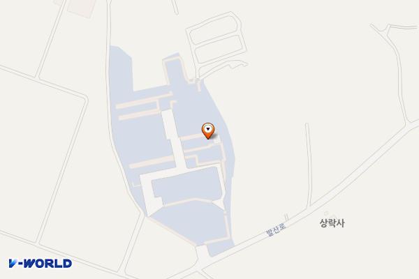 농업기술센터 본관 화장실 위치 지도 — 경상북도 상주시 발산로 71