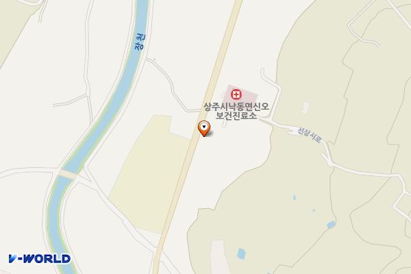 용포정류장 위치 지도 — 경상북도 상주시 낙동면 선상서로 1596