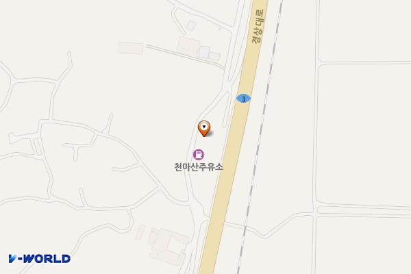 천마산휴게소 위치 지도 — 경상북도 상주시 외서면 경상대로 3915