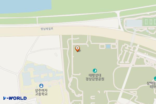 경상감영공원 야외화장실 위치 지도 — 경상북도 상주시 삼백로 323